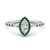 Load image into Gallery viewer, baguette-marquise-cut-halo-accented-emerald-engagement-ring-in-white-gold-FD10047MQRGEMGR-NL-WG_629744c6-c103-4e51-8b81-cc6267fdab5d