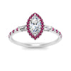 Load image into Gallery viewer, baguette-marquise-cut-halo-accented-pink-sapphire-engagement-ring-in-white-gold-FD10047MQRGSADRPIANGLE5-NL-WG_d24eacf7-0fdd-4a19-87e0-8308bb5b67b2