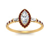 Load image into Gallery viewer, baguette-marquise-cut-halo-accented-ruby-engagement-ring-in-yellow-gold-FD10047MQRGRUDRANGLE5-NL-YG_8fe2e8df-d26d-409d-a0f9-940b2718493e