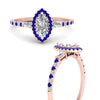 Load image into Gallery viewer, baguette-marquise-cut-halo-accented-sapphire-engagement-ring-in-rose-gold-FD10047MQRGSABLANGLE3-NL-RG_3878cfca-cdfa-4345-8143-e341378b6ab4