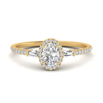 Load image into Gallery viewer, baguette-oval-shaped-halo-accented-diamond-engagement-ring-in-yellow-gold-FD10047OVR-NL-YG