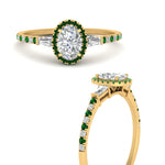 Load image into Gallery viewer, baguette-oval-shaped-halo-accented-emerald-engagement-ring-in-yellow-gold-FD10047OVRGEMGRANGLE3-NL-YG