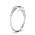 Load image into Gallery viewer, Baguette Signet Ring