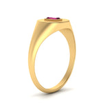 Load image into Gallery viewer, Baguette Signet Ring