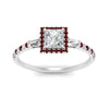 Load image into Gallery viewer, baguette-princess-cut-halo-accented-ruby-engagement-ring-in-white-gold-FD10047PRRGRUDRANGLE5-NL-WG