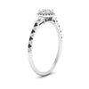 Load image into Gallery viewer, baguette-round-cut-halo-accented-black-diamond-engagement-ring-in-white-gold-FD10047RORGBLACKANGLE2-NL-WG
