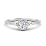 Load image into Gallery viewer, baguette-round-cut-halo-accented-diamond-engagement-ring-in-white-gold-FD-10047ROR-NL-WG