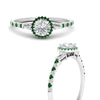 Load image into Gallery viewer, baguette-round-cut-halo-accented-emerald-engagement-ring-in-white-gold-FD10047RORGEMGRANGLE3-NL-WG