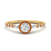Load image into Gallery viewer, baguette-round-cut-halo-accented-orange-sapphire-engagement-ring-in-yellow-gold-FD10047RORGSAOR-NL-YG