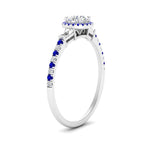 Load image into Gallery viewer, baguette-round-cut-halo-accented-sapphire-engagement-ring-in-white-gold-FD10047RORGSABLANGLE2-NL-WG