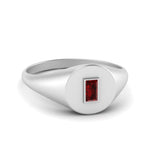Load image into Gallery viewer, Baguette Signet Ring
