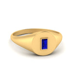 Load image into Gallery viewer, Baguette Signet Ring