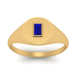 Load image into Gallery viewer, Baguette Signet Ring