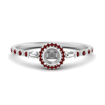 Load image into Gallery viewer, baguette-semi-mount-halo-accented-ruby-engagement-ring-in-white-gold-FD10047SMRGRUDR-NL-WG