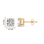 Load image into Gallery viewer, basket-5-ct.-diamond-stud-earring-in-yellow-gold-FDEAR-10411ROANGLE2-5.00CT-NL-YG-HW_1080x1080