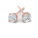 Load image into Gallery viewer, basket-round-8-carat-stud-earring-in-rose-gold-FDEAR10411RO8CT-ANGLE1-NL-RG.jpg?v=1763122403