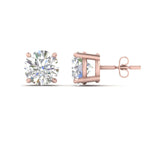 Load image into Gallery viewer, basket-round-8-carat-stud-earring-in-rose-gold-FDEAR10411RO8CT-NL-RG.jpg?v=1763122403
