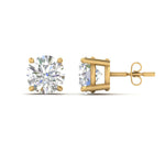 Load image into Gallery viewer, basket-round-8-carat-stud-earring-in-yellow-gold-FDEAR10411RO8CT-NL-YG.jpg?v=1763122403