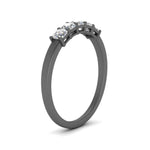 Load image into Gallery viewer, basket-setting-5-diamond-wedding-band-in-black-gold-FD10118BANGLE3-NL-BG