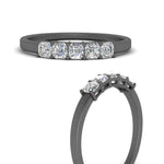 Load image into Gallery viewer, basket-setting-5-diamond-wedding-band-in-black-gold-FD10118BANGLE3-NL-BG