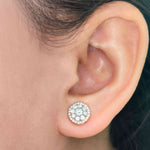 Load image into Gallery viewer, beautiful-1-carat-cluster-circle-2-tone-halo-earrings-in-rose-gold-fdear10842-fancy-nl-rg