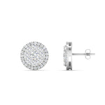 Load image into Gallery viewer, beautiful-1-carat-cluster-circle-2-tone-stud-earrings-in-white-gold-FDEAR10842ANGLE1-NL-2-WG