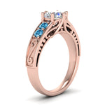 Load image into Gallery viewer, Beautiful Filigree 6 Prong Diamond Ring
