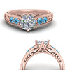 Load image into Gallery viewer, beautiful-filigree-6-prong-diamond-engagement-ring-with-blue-topaz-in-rose-gold-FD9143RORGICBLTOANGLE3-NL-RG.jpg?v=1759925722
