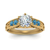 Load image into Gallery viewer, beautiful-filigree-6-prong-diamond-engagement-ring-with-blue-topaz-in-yellow-gold-FD9143RORGICBLTOANGLE5-NL-YG.jpg?v=1759984480