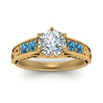 Load image into Gallery viewer, Beautiful Filigree 6 Prong Diamond Ring