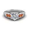 Load image into Gallery viewer, beautiful-filigree-6-prong-diamond-engagement-ring-with-orange-sapphire-in-white-gold-FD9143RORGSAOR-NL-WG.jpg?v=1759984480