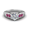 Load image into Gallery viewer, beautiful-filigree-6-prong-diamond-engagement-ring-with-pink-sapphire-in-white-gold-FD9143RORGSADRPI-NL-WG.jpg?v=1759984480