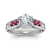 Load image into Gallery viewer, beautiful-filigree-6-prong-diamond-engagement-ring-with-pink-sapphire-in-white-gold-FD9143RORGSADRPIANGLE5-NL-WG.jpg?v=1759984480