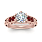Load image into Gallery viewer, Beautiful Filigree 6 Prong Diamond Ring
