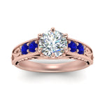 Load image into Gallery viewer, Beautiful Filigree 6 Prong Diamond Ring