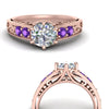 Load image into Gallery viewer, beautiful-filigree-6-prong-diamond-engagement-ring-with-violet-topaz-in-rose-gold-FD9143RORGVITOANGLE3-NL-RG.jpg?v=1759925722