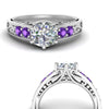 Load image into Gallery viewer, beautiful-filigree-6-prong-diamond-engagement-ring-with-violet-topaz-in-white-gold-FD9143RORGVITOANGLE3-NL-WG.jpg?v=1758601355