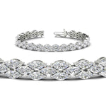 Load image into Gallery viewer, beautiful-marquise-tennis-bracelet-in-white-gold-fdbrc8632mq-angle2-nl-wg