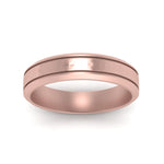 Load image into Gallery viewer, Beveled Inlay Mens Wedding Band