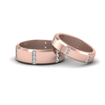 Load image into Gallery viewer, beveled-diamond-matching-band-set-in-rose-gold-FD8855B-NL-RG.jpg