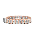 Load image into Gallery viewer, bezel-2.50-carat-emerald-cut-eternity-diamond-wedding-band-in-rose-gold-FD-10417EMB-2.50CTCT-NL-RG