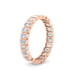 Load image into Gallery viewer, bezel-2.50-carat-emerald-cut-eternity-diamond-wedding-band-in-rose-gold-FD-10417EMB-2.50CTCT-NL-RG