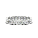 Load image into Gallery viewer, bezel-2.50-carat-emerald-cut-eternity-diamond-wedding-band-in-white-gold-FD-10417EMB-2.50CTCT-NL-WG