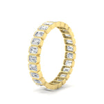 Load image into Gallery viewer, bezel-2.50-carat-emerald-cut-eternity-diamond-wedding-band-in-yellow-gold-FD-10417EMB-2.50CTCT-NL-YG