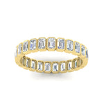 Load image into Gallery viewer, bezel-2.50-carat-emerald-cut-eternity-diamond-wedding-band-in-yellow-gold-FD-10417EMB-2.50CTCT-NL-YG
