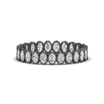 Load image into Gallery viewer, bezel-2.50-carat-oval-cut-eternity-ring-in-black-gold-FD10418B-10CT-NL-BG