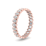 Load image into Gallery viewer, bezel-2.50-carat-oval-cut-eternity-ring-in-rose-gold-FD10418B-10CT-NL-RG