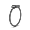 Load image into Gallery viewer, Bezel 3 Stone Emerald Cut Ring