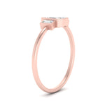 Load image into Gallery viewer, Bezel 3 Stone Emerald Cut Ring