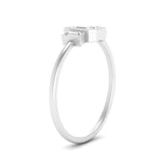 Load image into Gallery viewer, Bezel 3 Stone Emerald Cut Ring